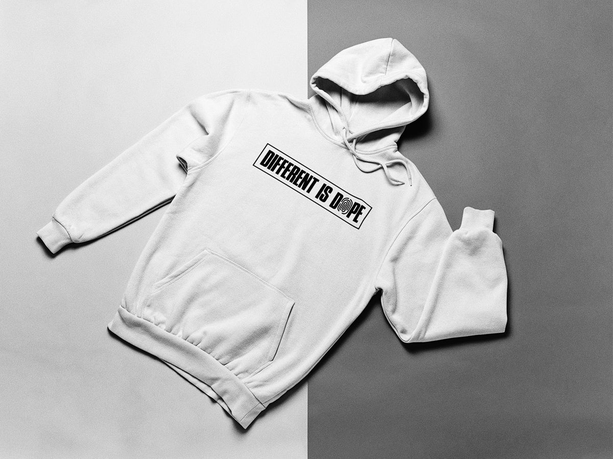 White (Different Is Dope) BOX Hoodie