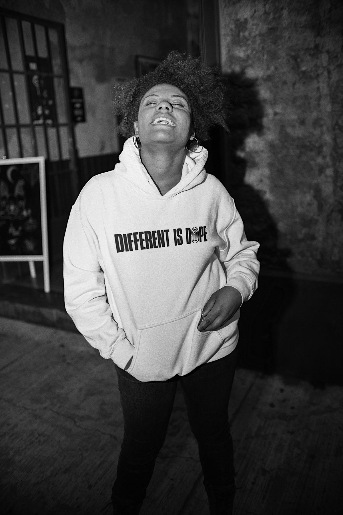 White (Different Is Dope) Hoodie