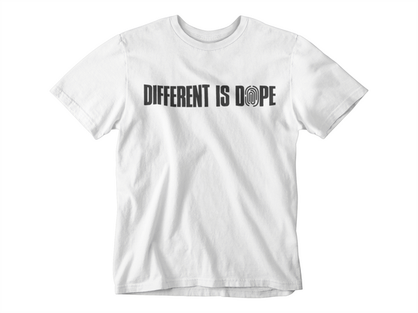 White (Different Is Dope) T-Shirt